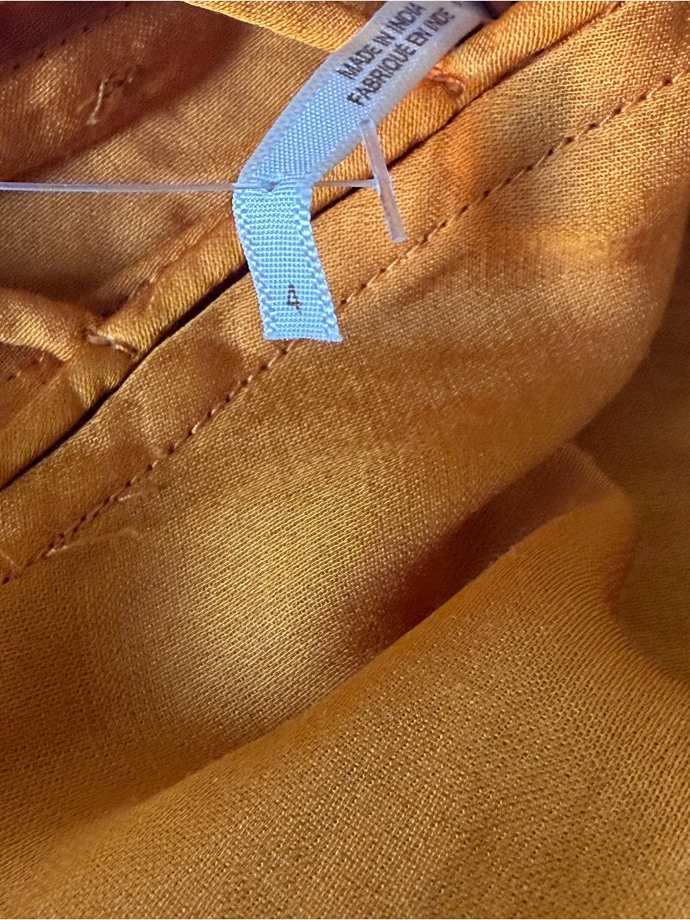 Free People Sunset Orange Lattice-Back Button Midi Dress - Picture 11 of 11